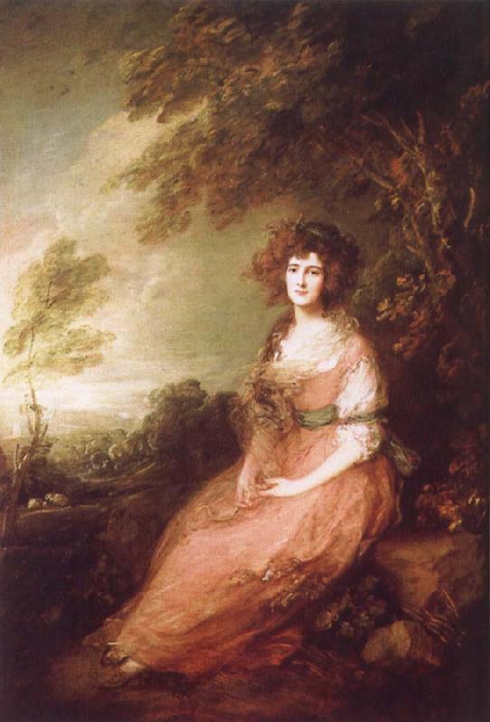 Thomas Gainsborough Mrs.Richard Brinsley Sheridan Germany oil painting art